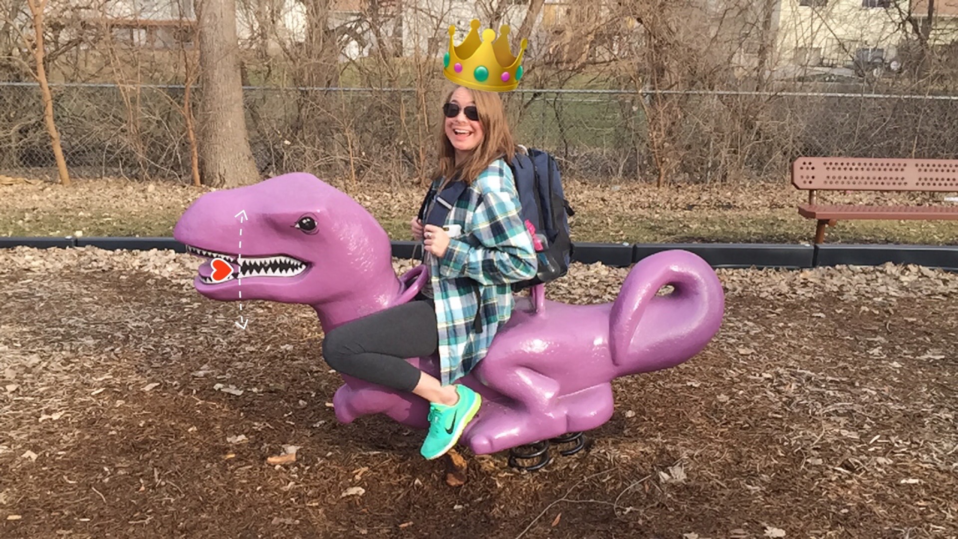 Fido, the friendly dino.