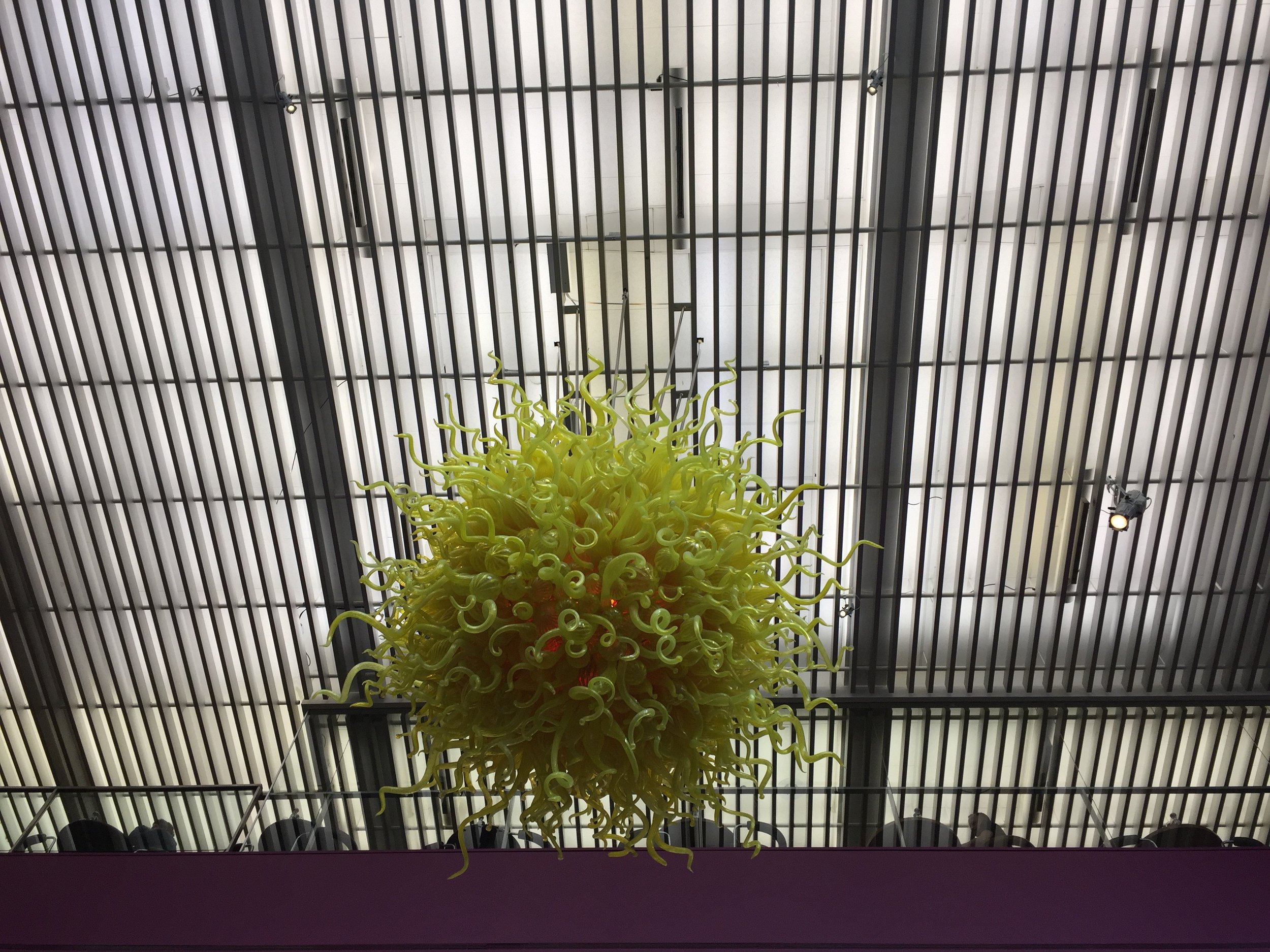 Dale Chihuly, one of Rima's favorite artists had a piece at the museum