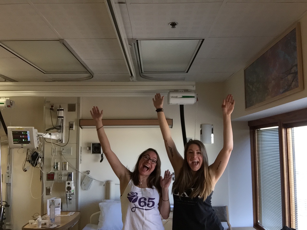 yay, we thought, yay new lungs.....
