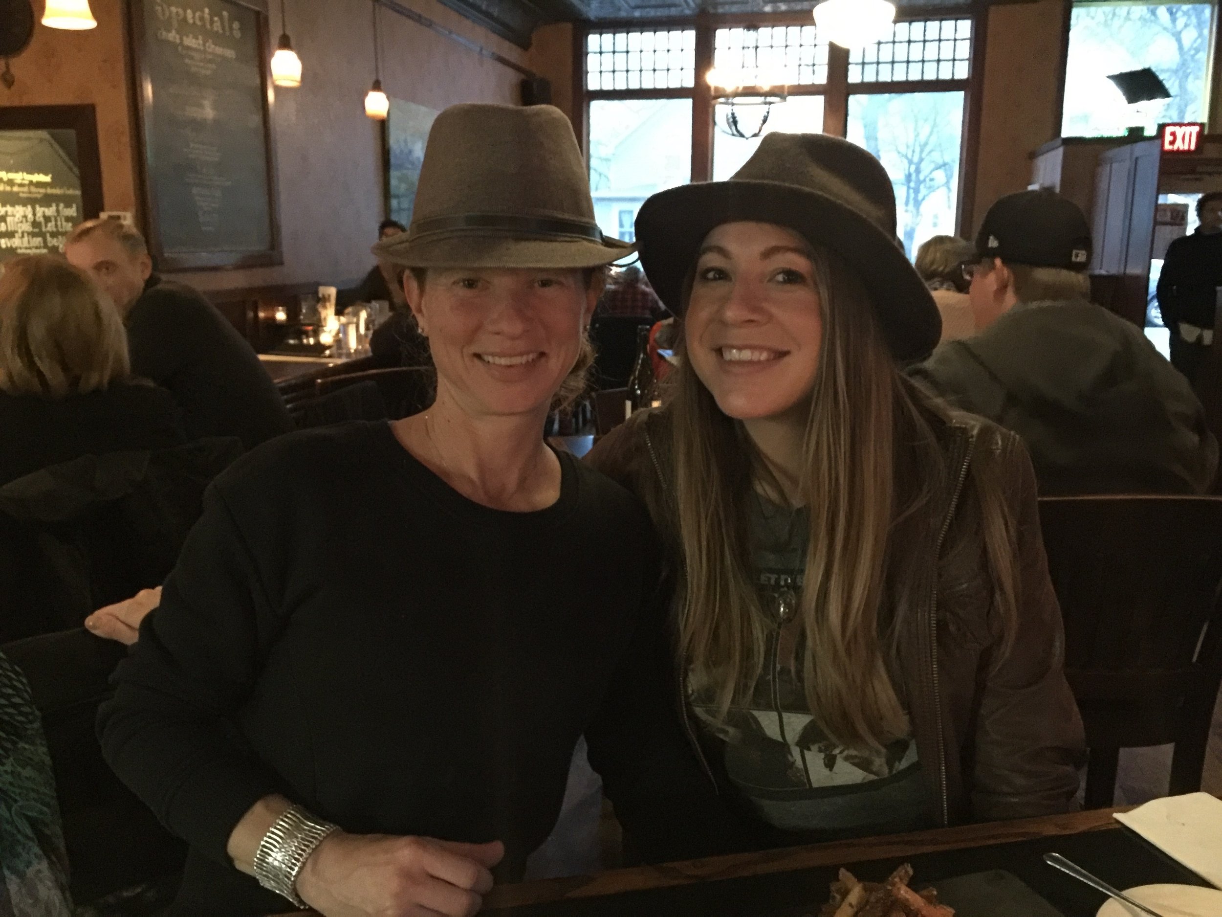The hat club table 