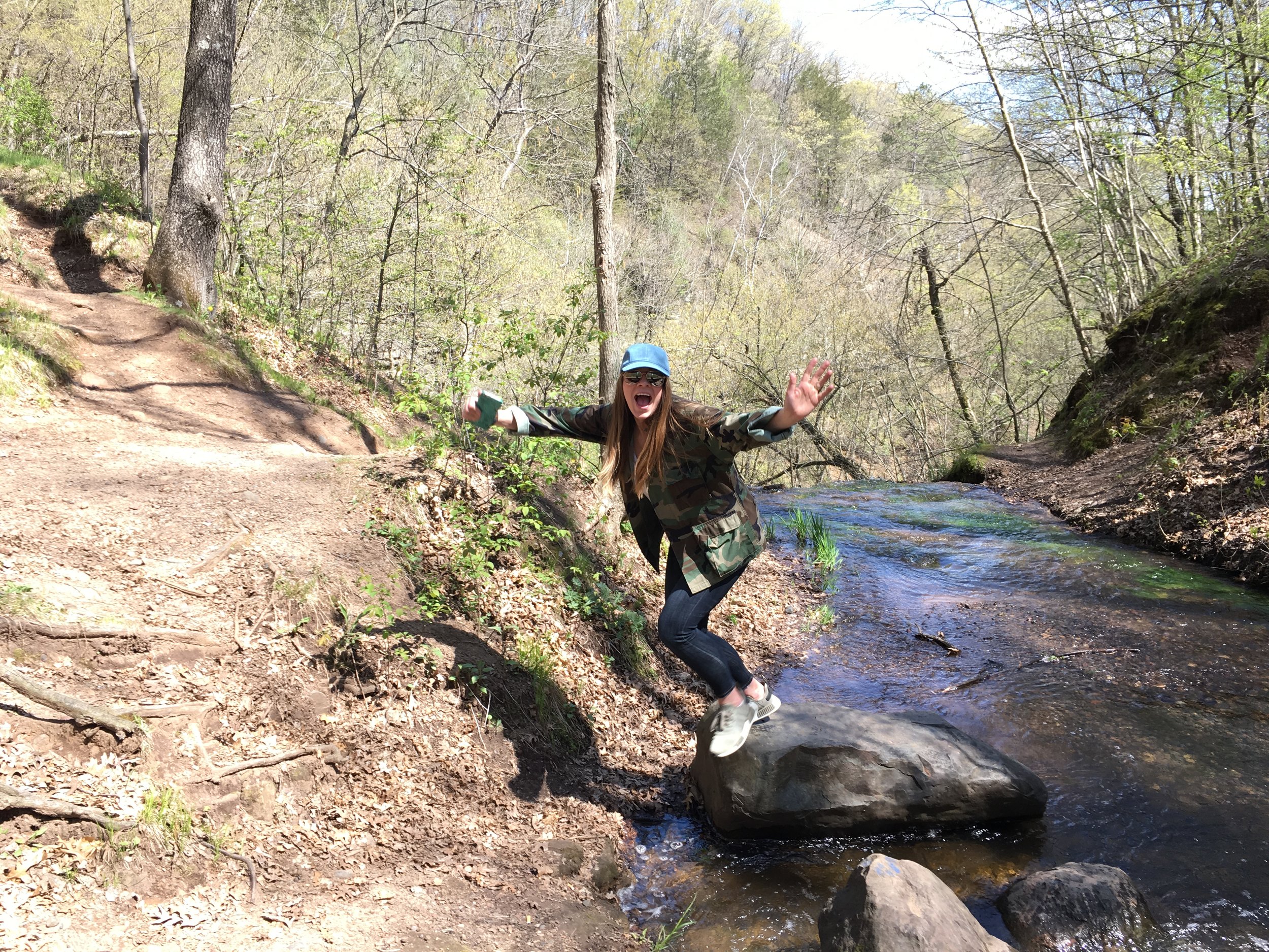 Caught me in action