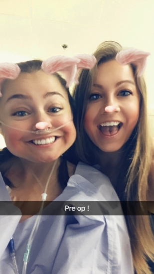 duhhh snapchat was happening in the pre-op room 