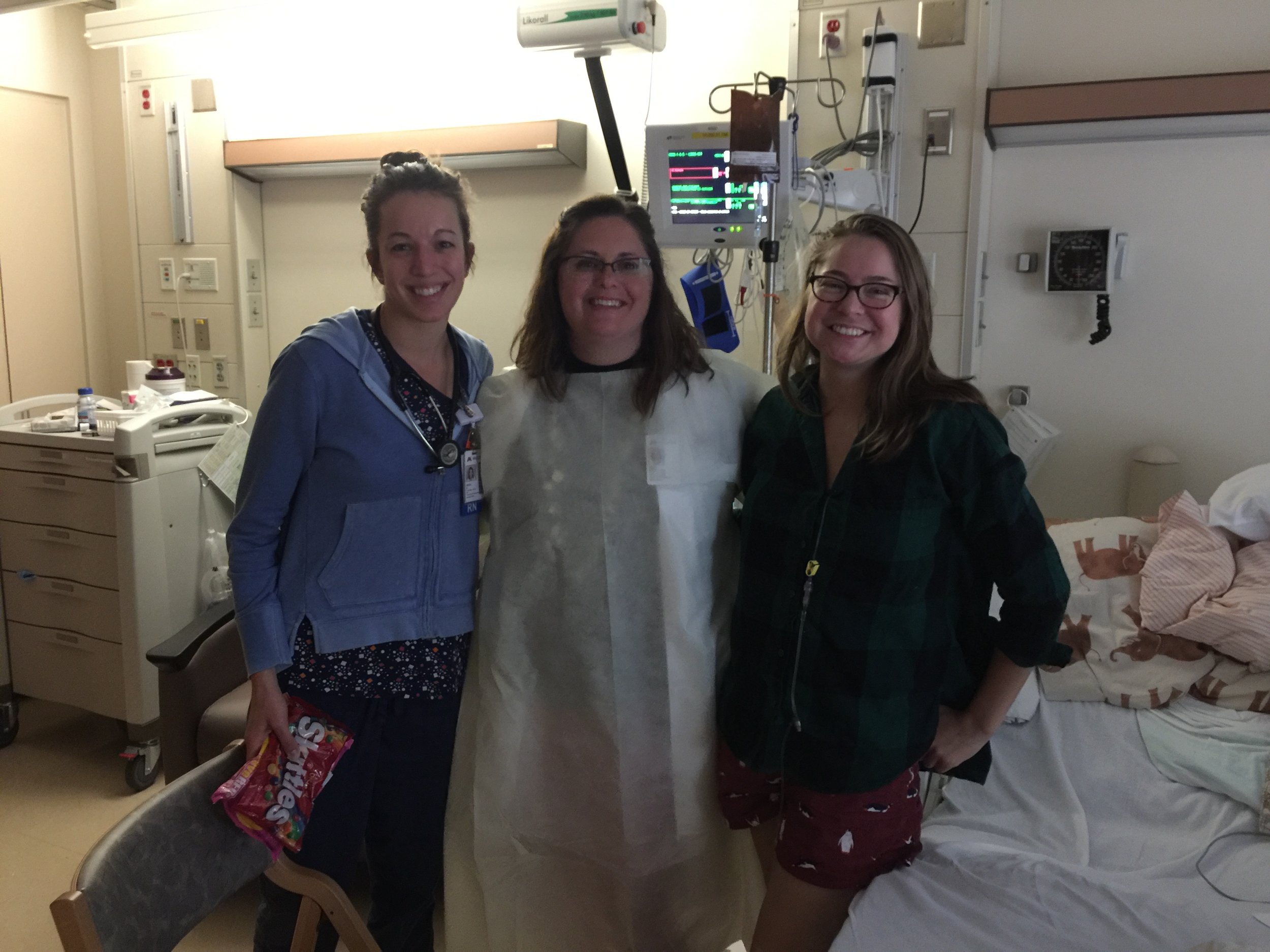 One of our favorite nurses and our favorite NP! 