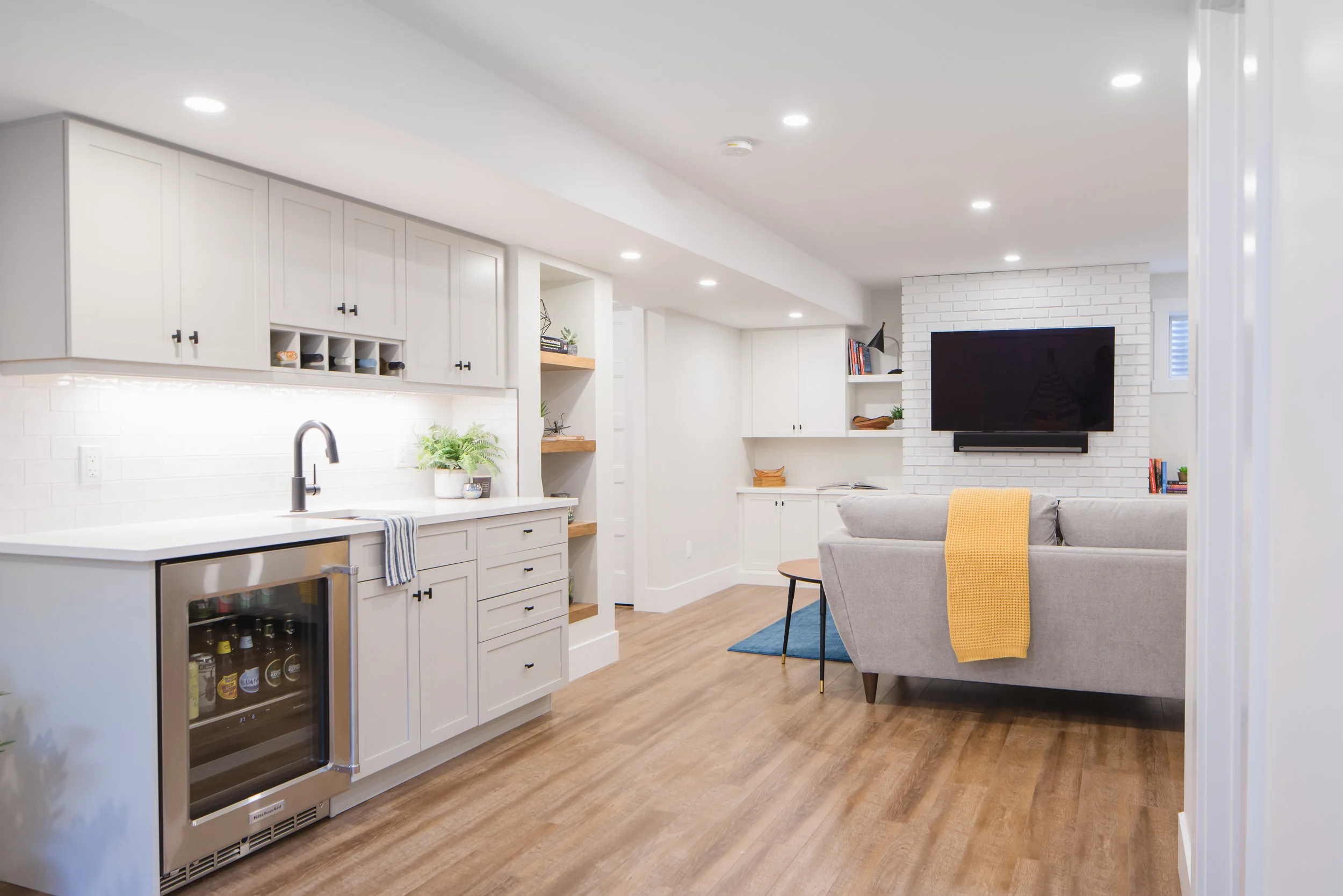 Sherwood Park Basement Renovation Flawless Interiors Inc