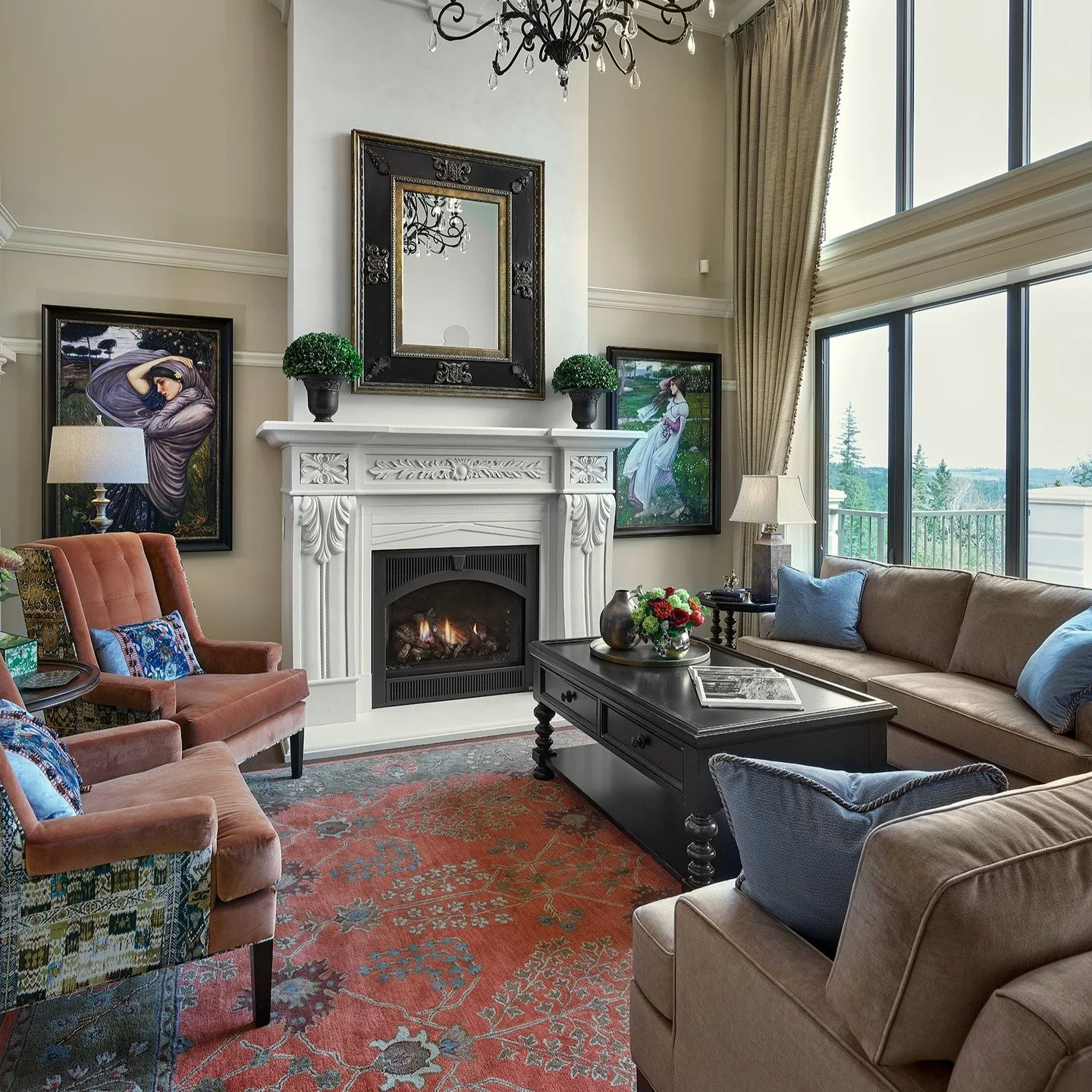 Designed holistically, this home reflects a thoughtful balance of structure, softness, and lived-in comfort. 

Each space was curated with care, allowing the story of the home to unfold naturally through materials, furnishings, and finishing touches.