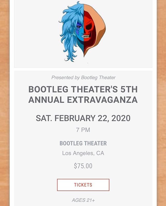 We&rsquo;ll be making an appearance at Bootleg Theater&rsquo;s 5th Annual Extravaganza Fundraiser on Saturday, Feb 22.  Event starts at 7pm and we go on at 9 or 9:30 for a short set.  www.bootlegtheater.org for information and tickets. Interactive in