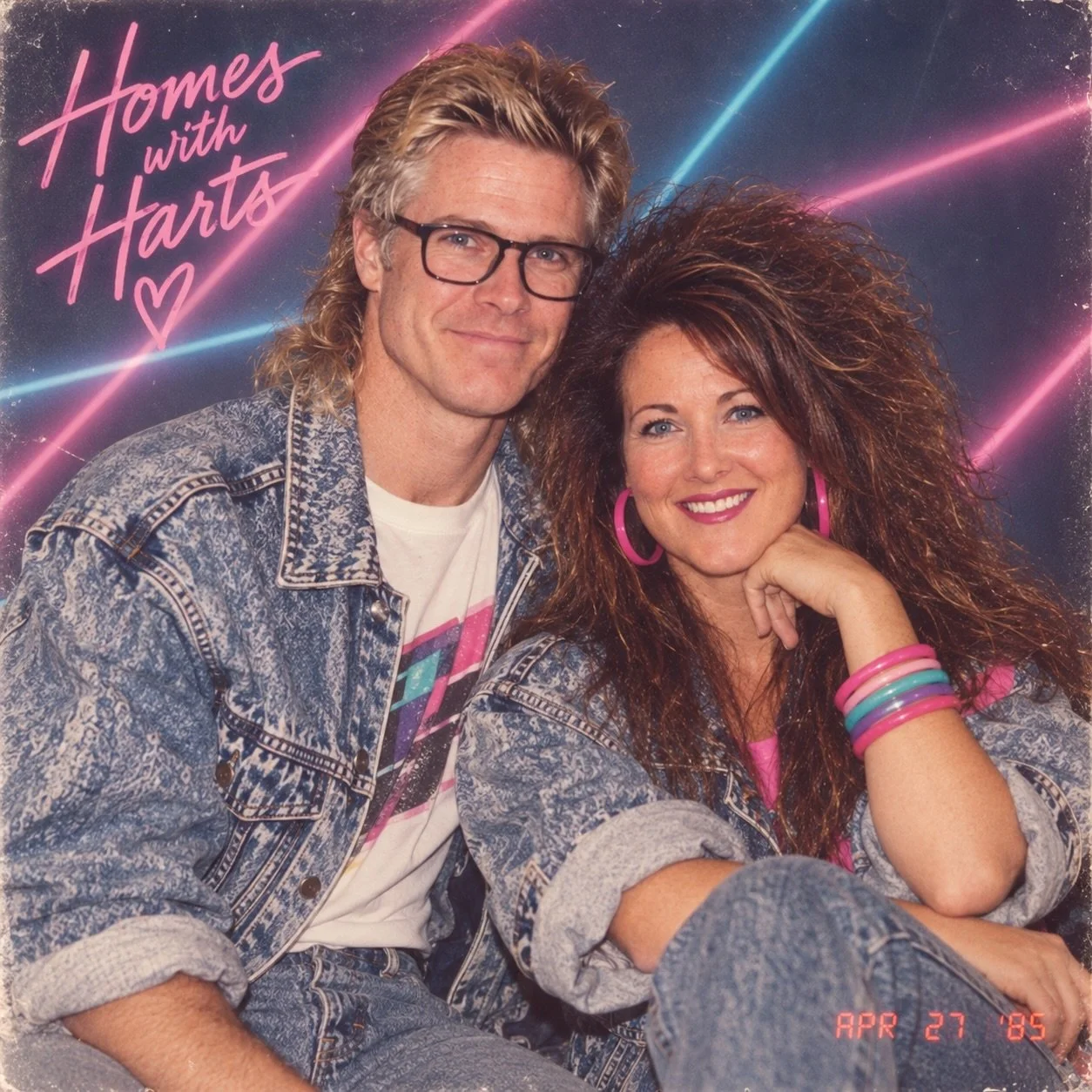 Sorry guys! As 80s kids, we couldn&rsquo;t resist this trend. 😂 Homes with Harts, circa 1985.