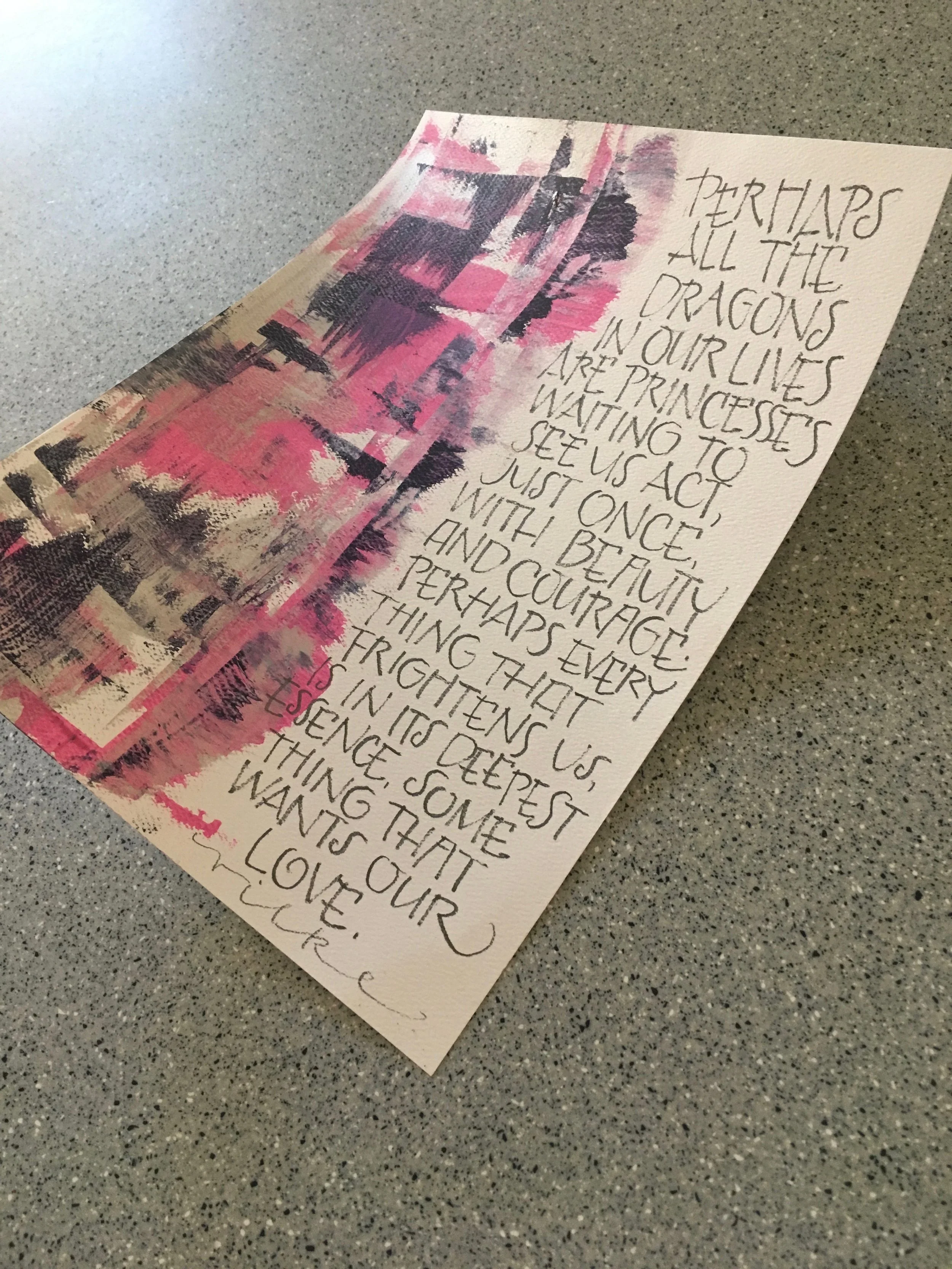Rilke quote journal page.jpg