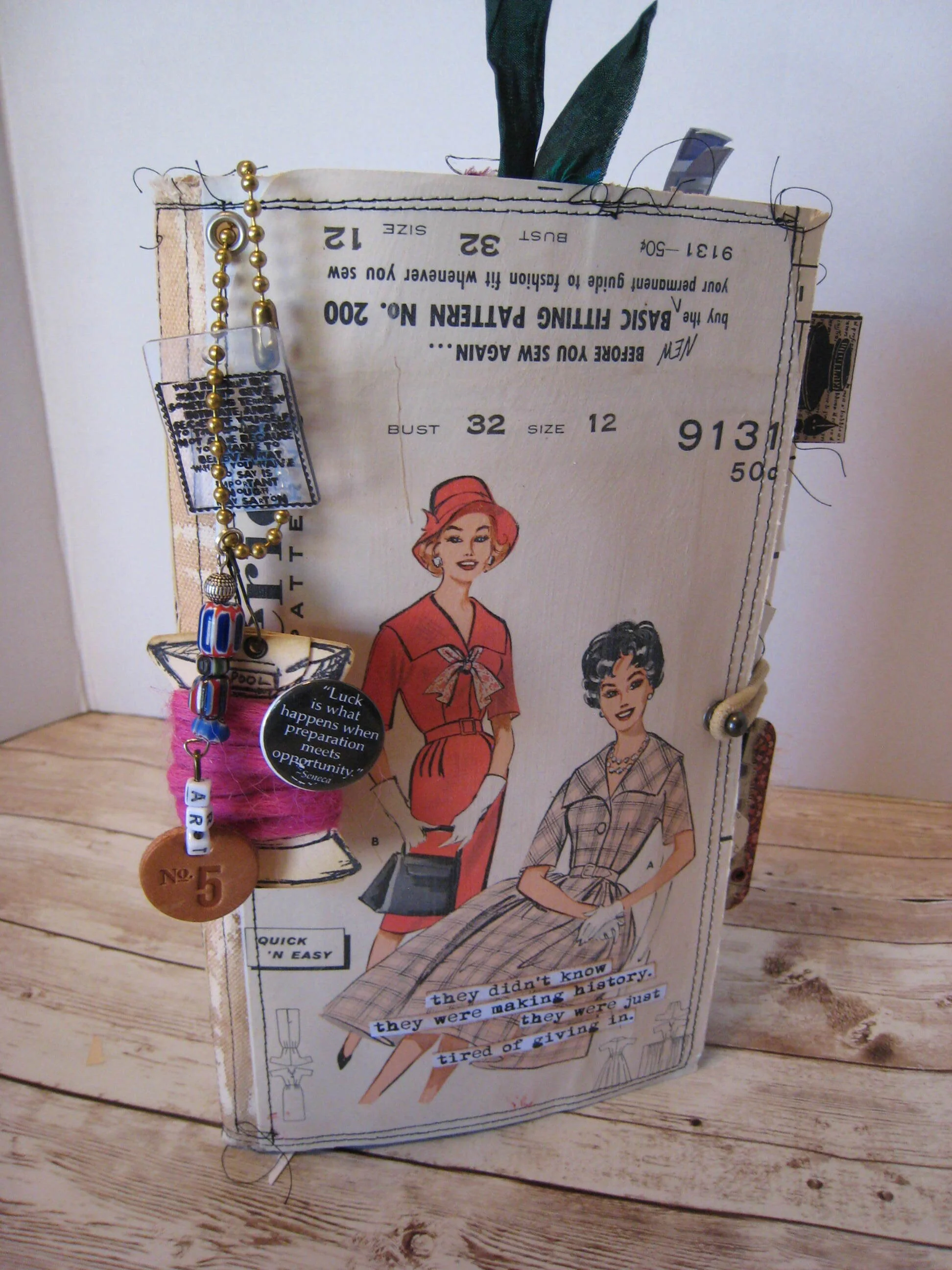 Vintage Sewing Pattern Journal-#3