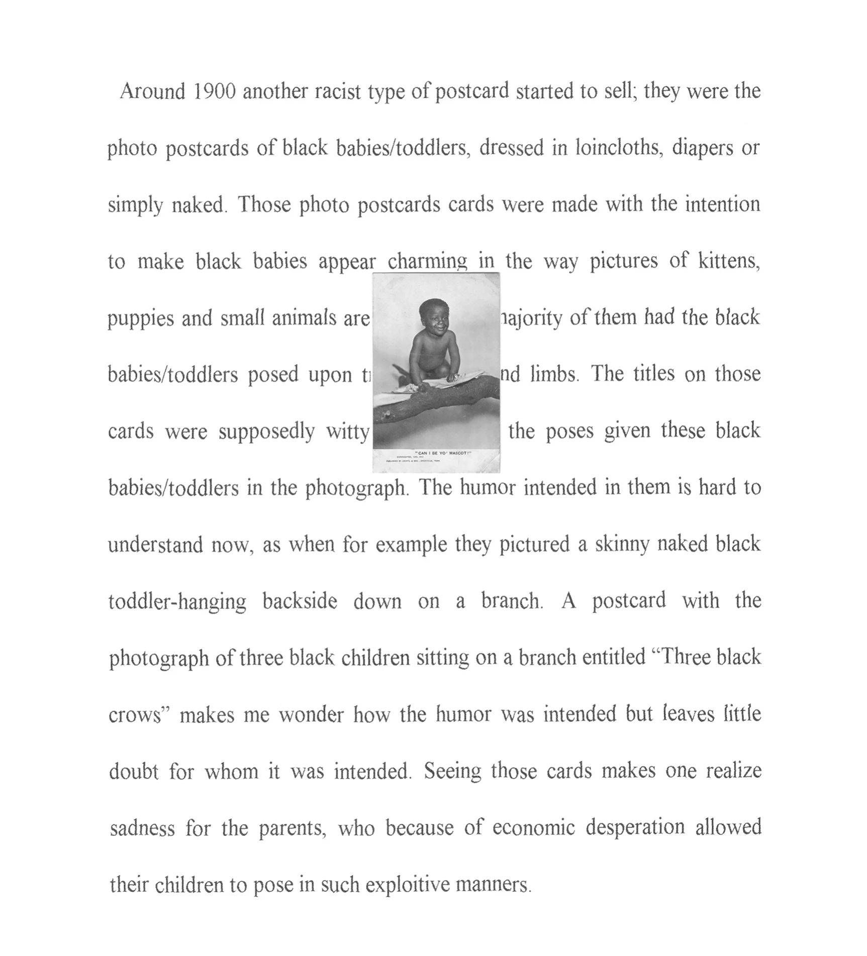 Exploitation, 22" x 30"