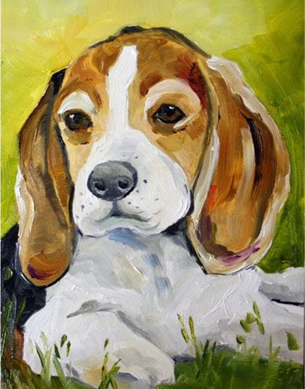 LEARN TO PAINT - Beagle Puppy — Brew Coffee Spot