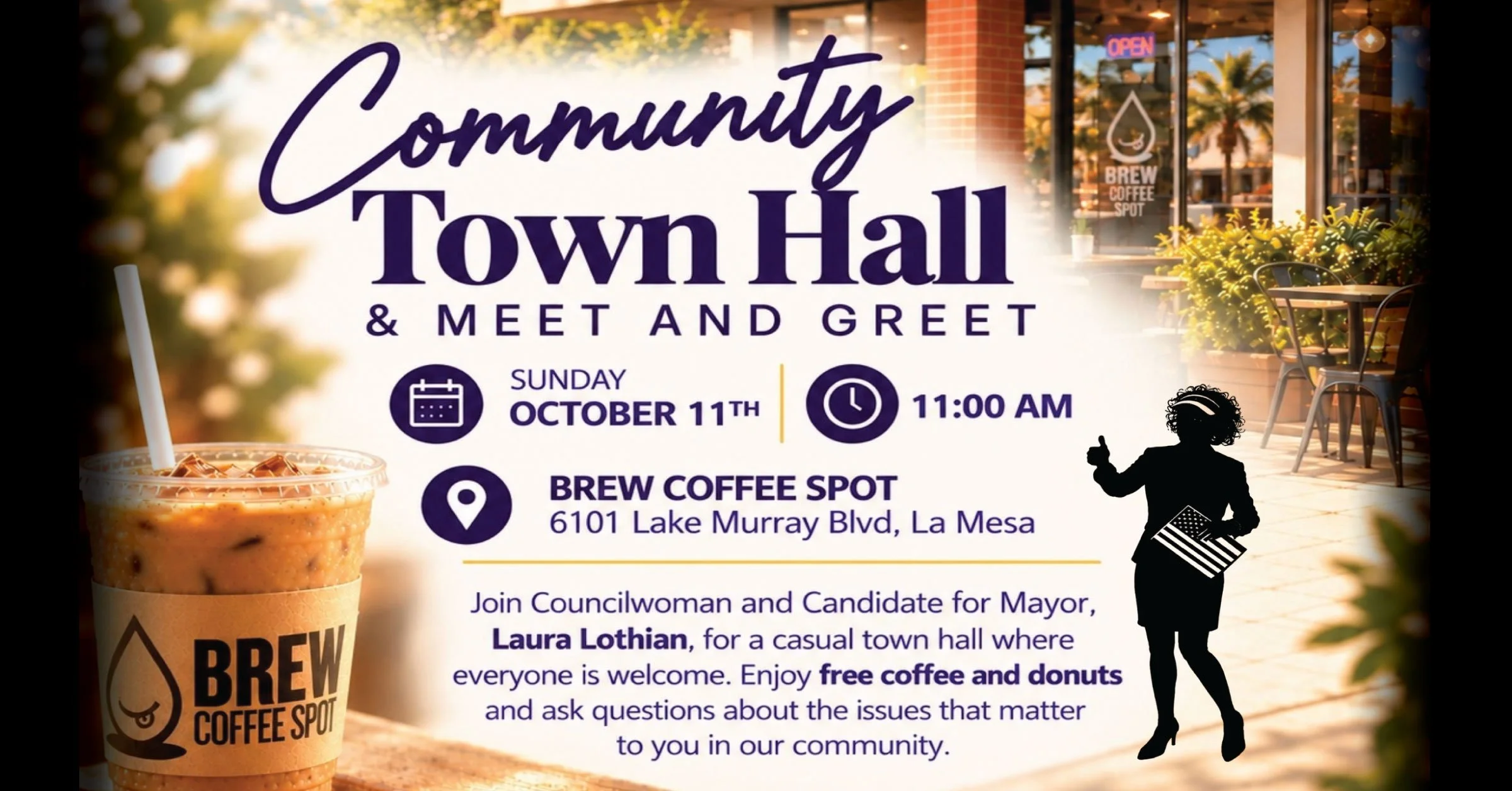 Community town hall / meet and greet with laura Lothian