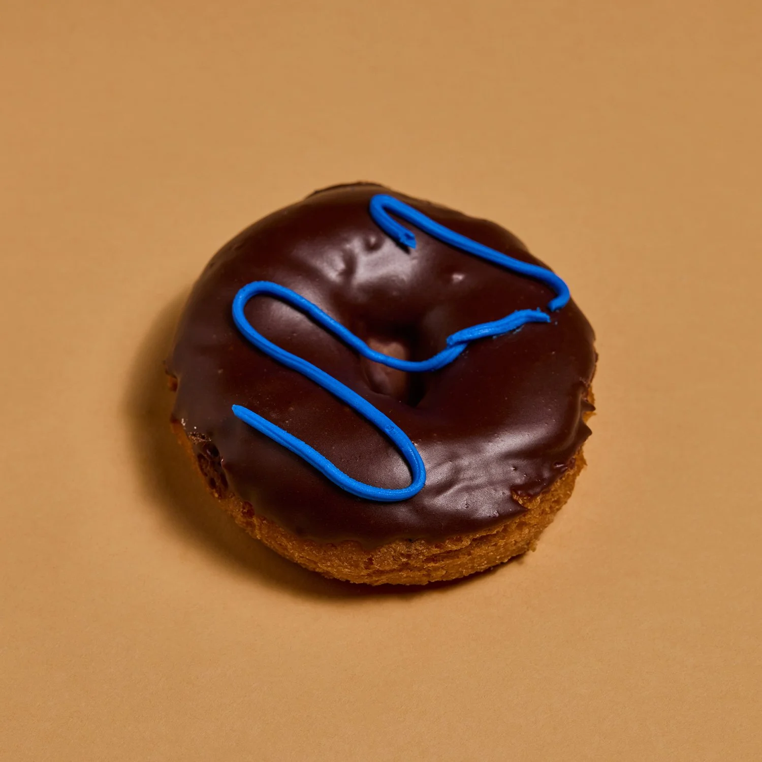 Chocolate Frosted Blueberry Cake