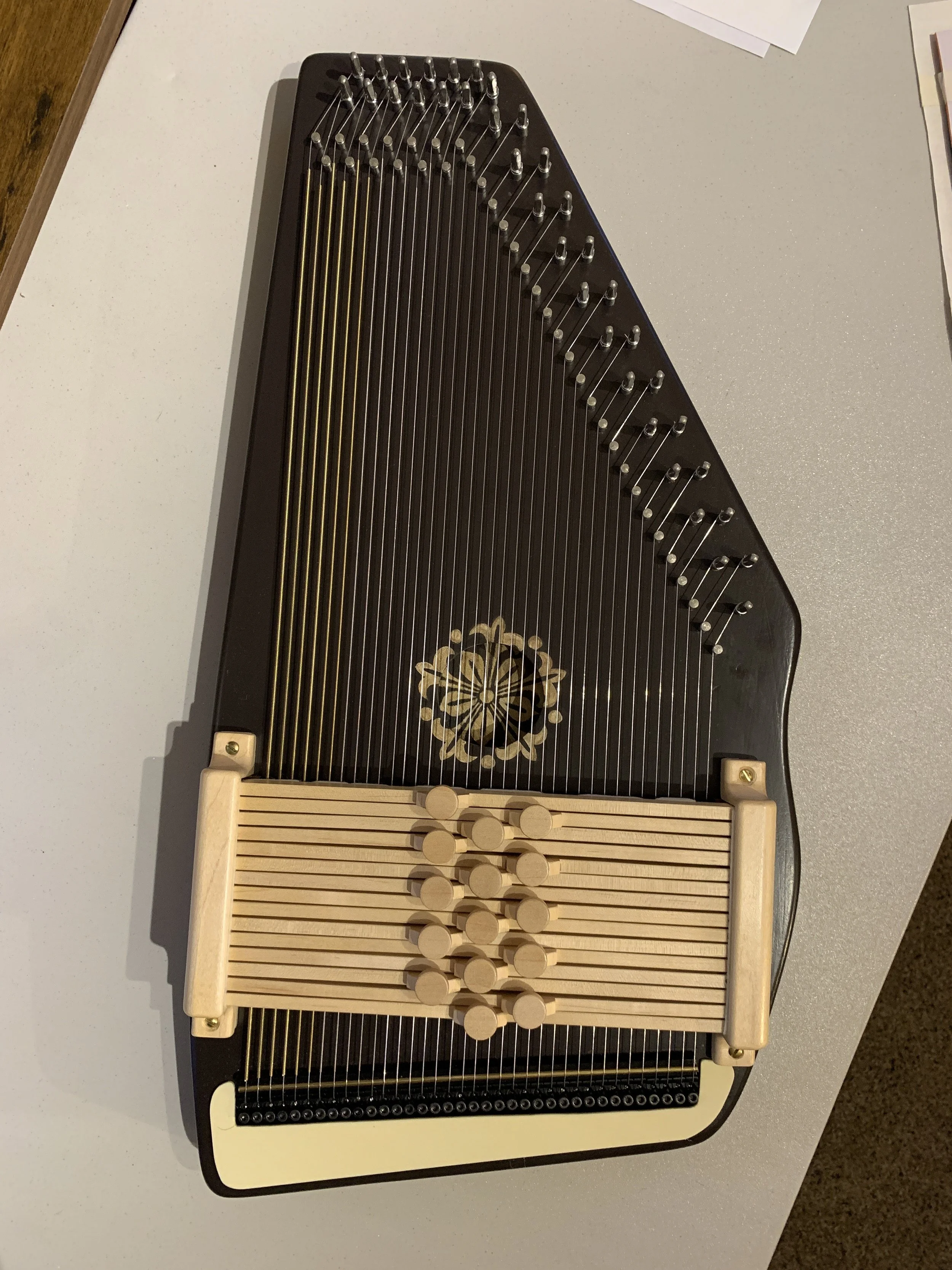 G Diatonic Autoharp with case — Autoharpist LLC