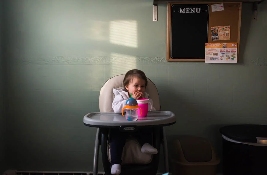 I couldn't pass up this adorable moment when some beautiful light joined us for a late afternoon snack