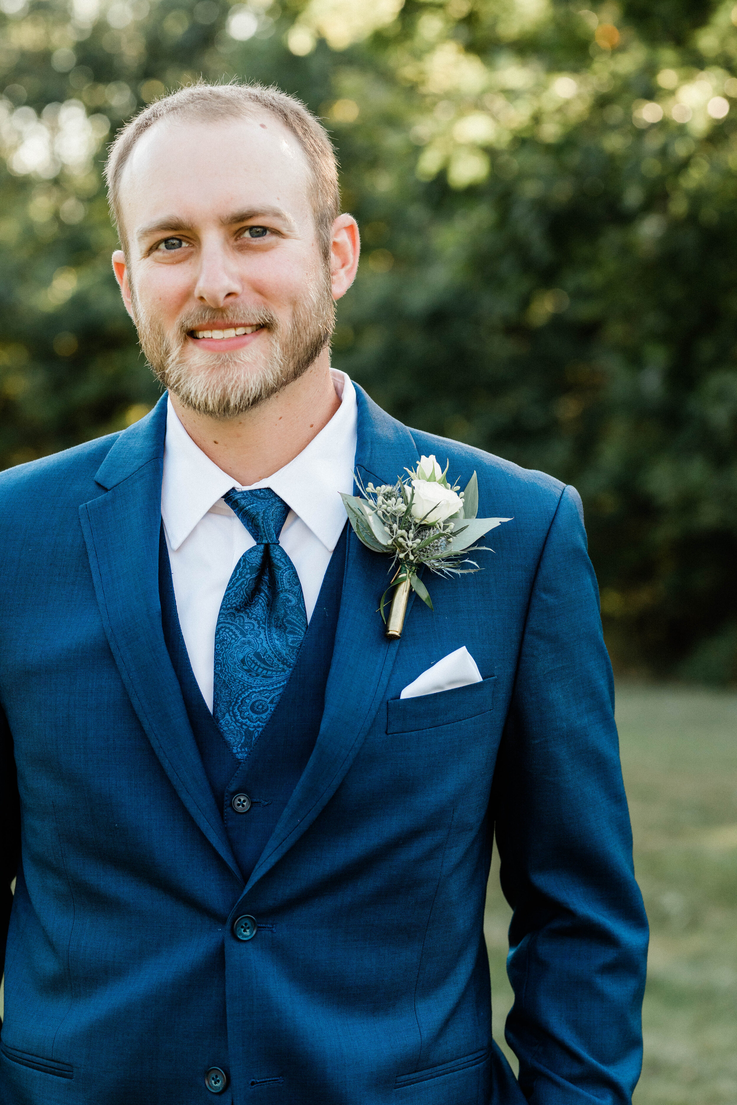 Groom portrait