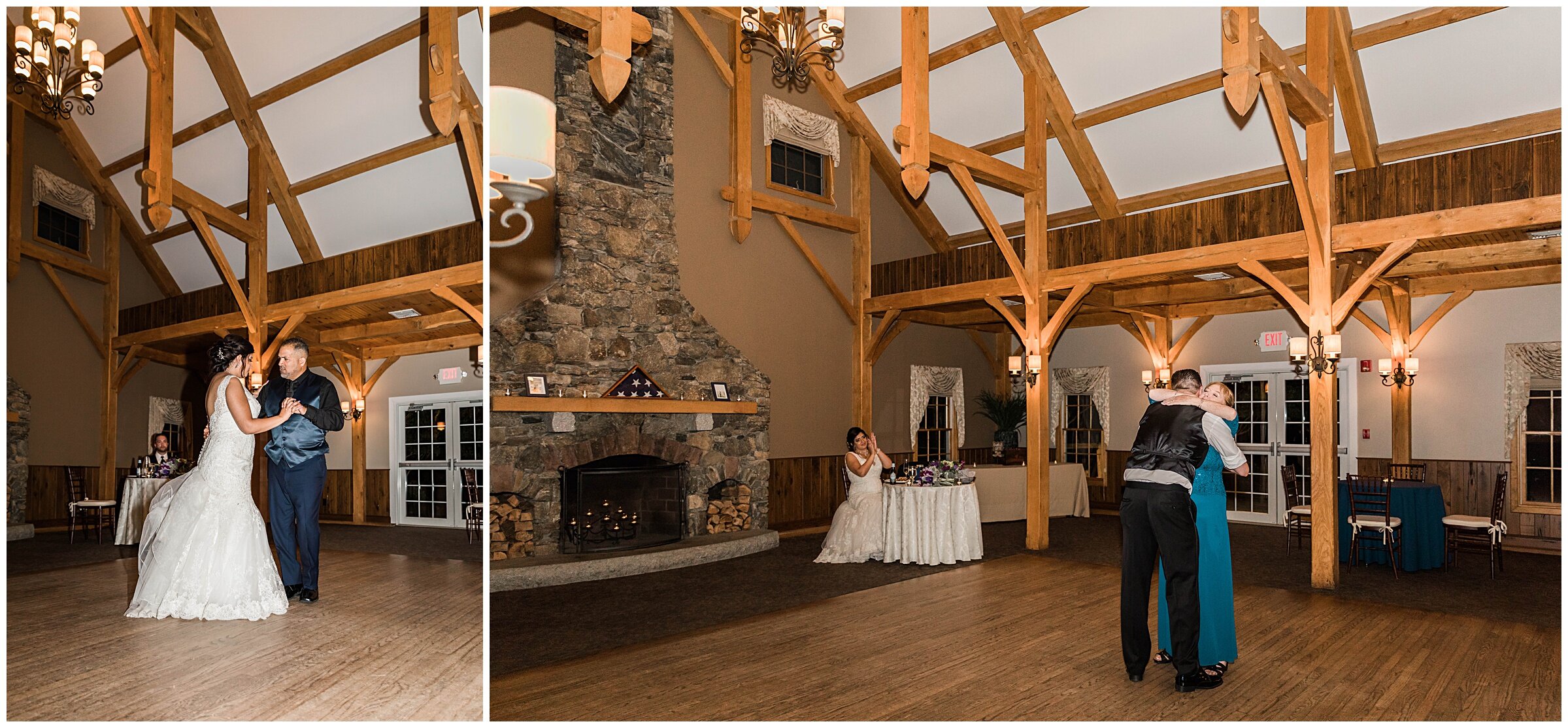 Parent dances at Harrington Farm Wedding