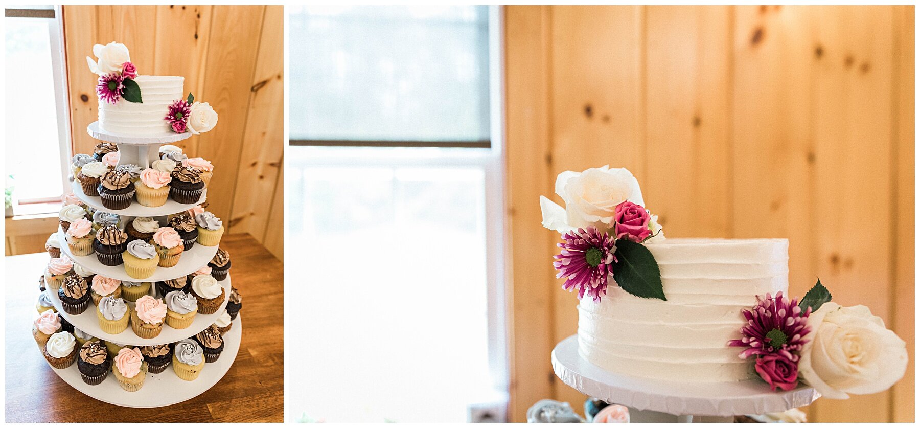 cake and cupcake stand