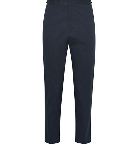 THEORY Borough Cotton-Blend Twill Trousers