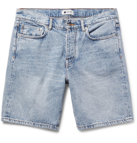 NN07 Washed-Denim Shorts