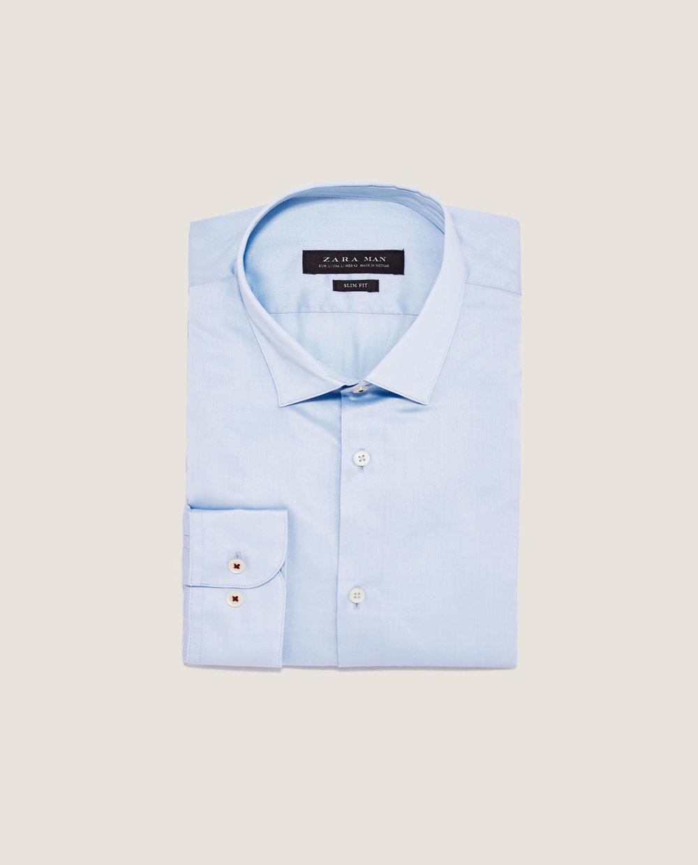 TWILL SHIRT WITH SHORT POINT COLLAR