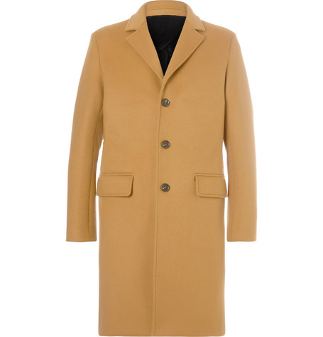 MR P. Wool-Blend Felt Overcoat