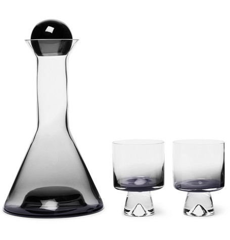 TOM DIXON Tank Dégradé Decanter And Wine Glasses Set