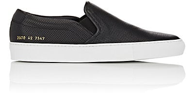 COMMON PROJECTS Perforated Leather Slip-On Sneakers