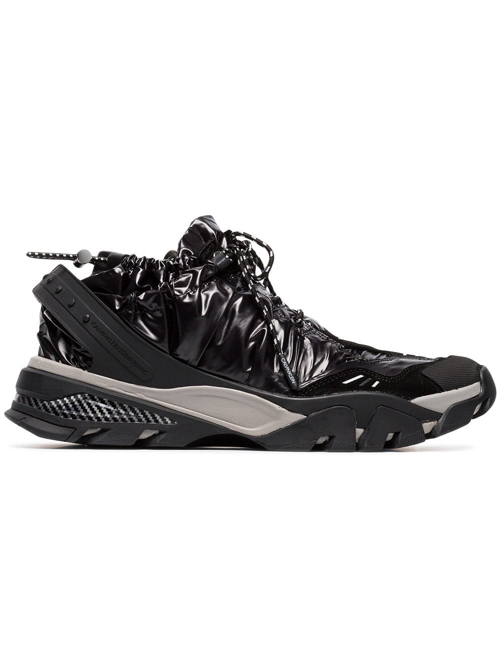 Calvin Klein Black Nylon Carsdat Sneakers