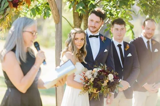 It was so special to be the wedding celebrant for two of my beautiful ex-students.
