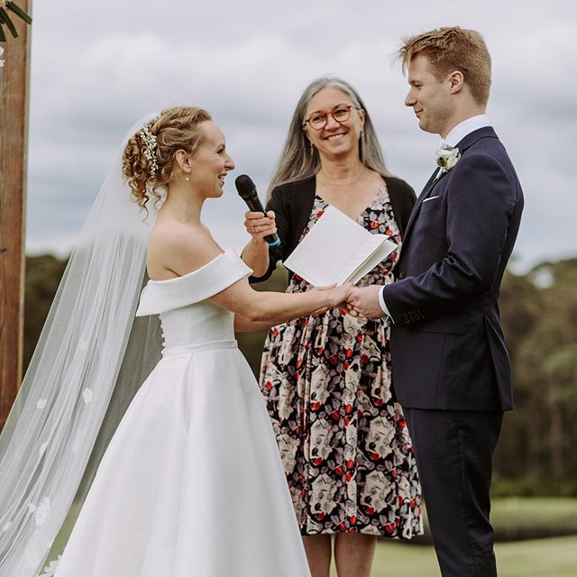 Writing your own vows can be tricky but with thought and time personal vows are a wonderful part of the wedding ceremony. Kate and Stuart got them right...#celebrant #sydneycelebrant #marriagecelebrant #weddingvows #sydneywedding #bespokeweddingcerem