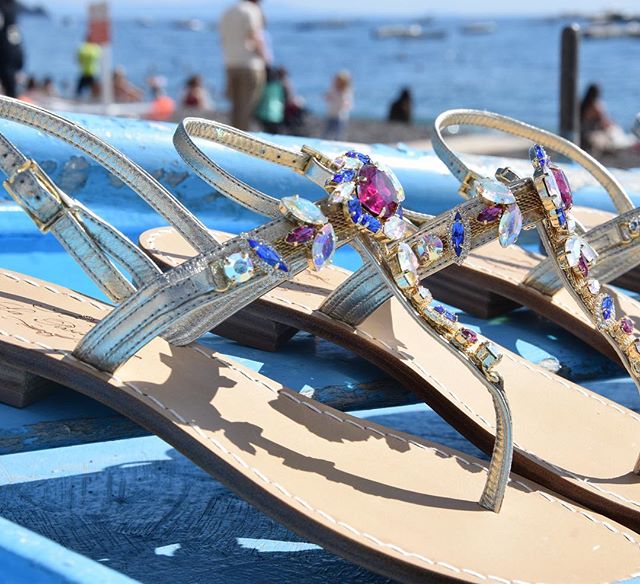 Excited to share the latest addition to my #etsy shop: The Delfina Sandal with Ruby Crystals and Platinum Leather. MADE IN ITALY by the hands of our Italian Artisans. http://etsy.me/2AJSGmK

#etsy #crystals #amalfisandal #madeinitaly #sandals