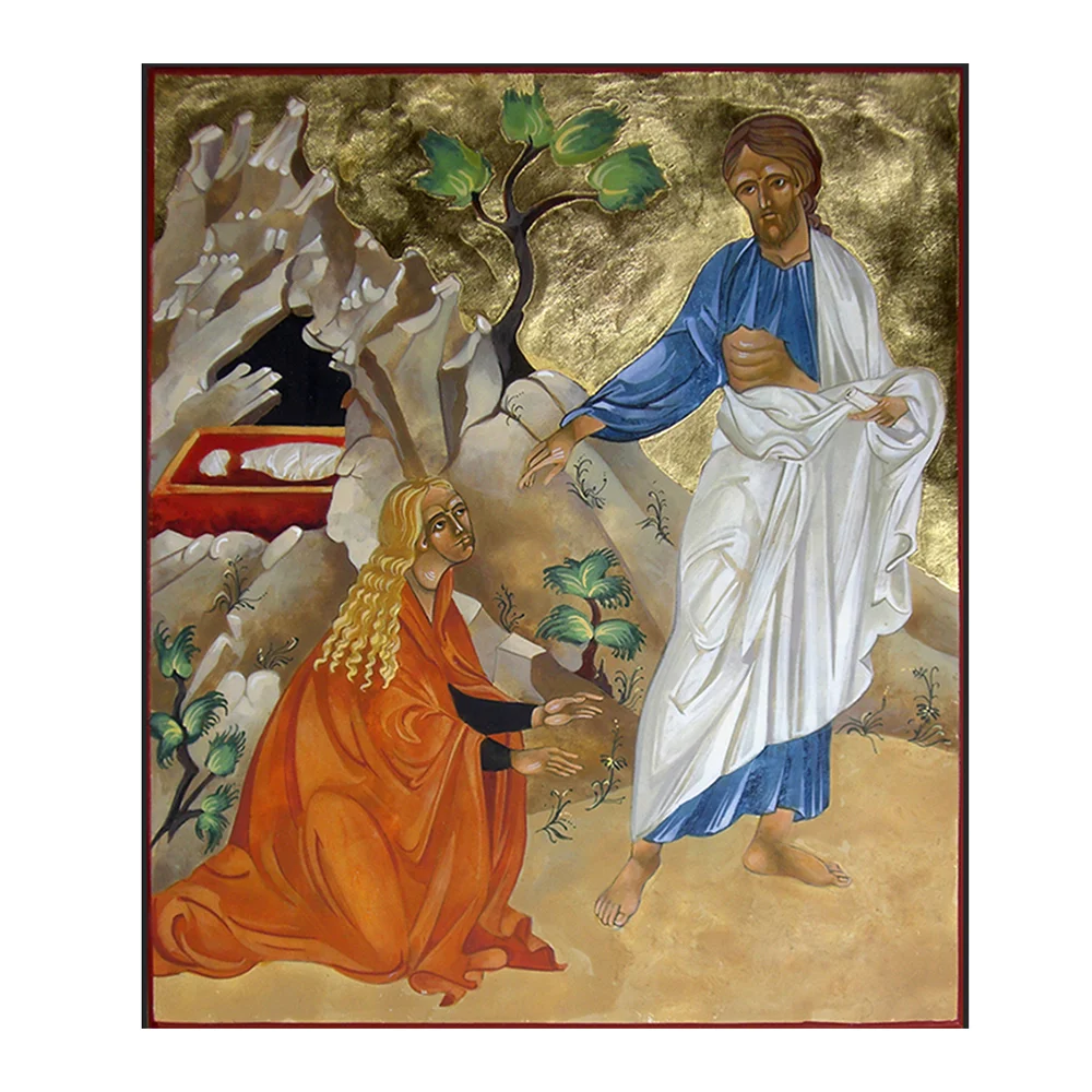 MARY AT THE TOMB - 12" x 13"