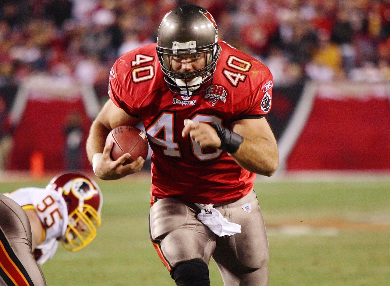 Mike Alstott was one of my favorite white running backs in the NFL, but after becoming Purdue's all-time leading rusher with 3,635 yards, he was drafted in the second round by Tampa Bay to be used as a running fullback and never eclipsed 1,000 yards rushing in a season in 11 years with the Buccaneers. 