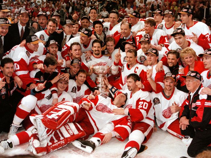 The Detroit Red Wings have won four Stanley Cups since I started watching hockey in 1996. This first one in 1997 is probably still my favorite. Incredible team. 