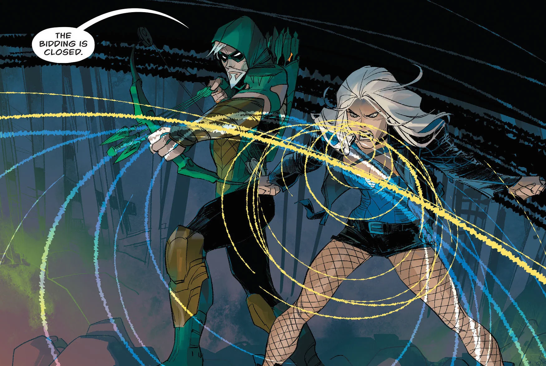 Maybe it's because I miss Laurel on the TV show now, but it's been great to see her and Oliver in action in the Rebirth comic series. They have a chemistry so far in these books that the show hasn't been able to match. 