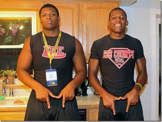 Aubrey Solomon (left) and Otis Reece (right) both committed to Michigan on the same day, despite hailing from Alabama, the heart of SEC country. 