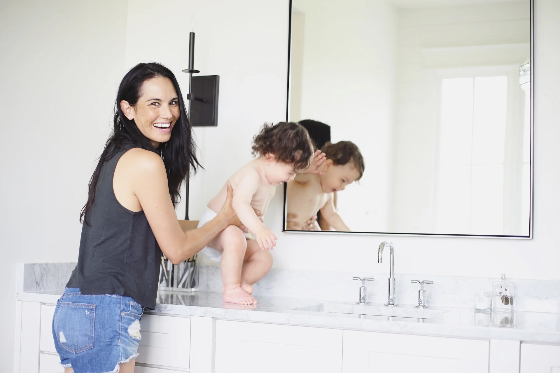 | cutoffs | aloha tank | image by sydney clawson | 