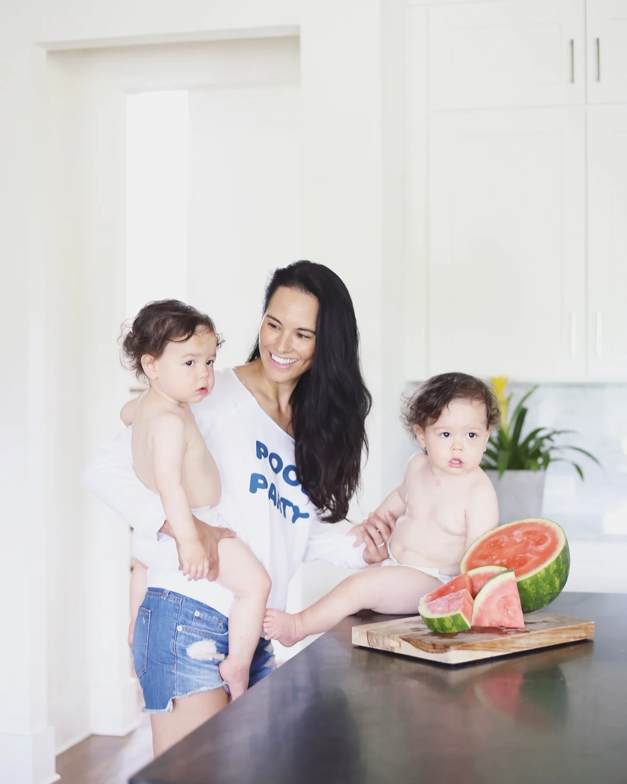 | denim cutoffs | sweatshirt | VITAMIX | image by Sydney Clawson | 