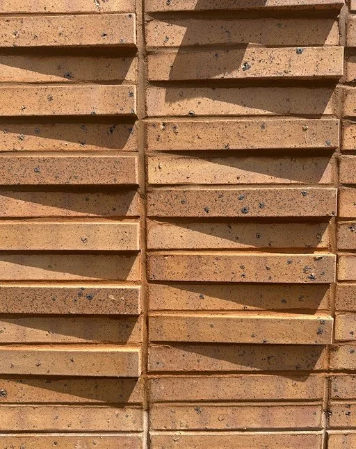 Brick mock-ups showcasing texture and color are underway at the Lawncrest Recreation Center in North Philadelphia. As part of the City&rsquo;s Rebuild program, the existing recreation center is under renovation and will receive a new addition.
