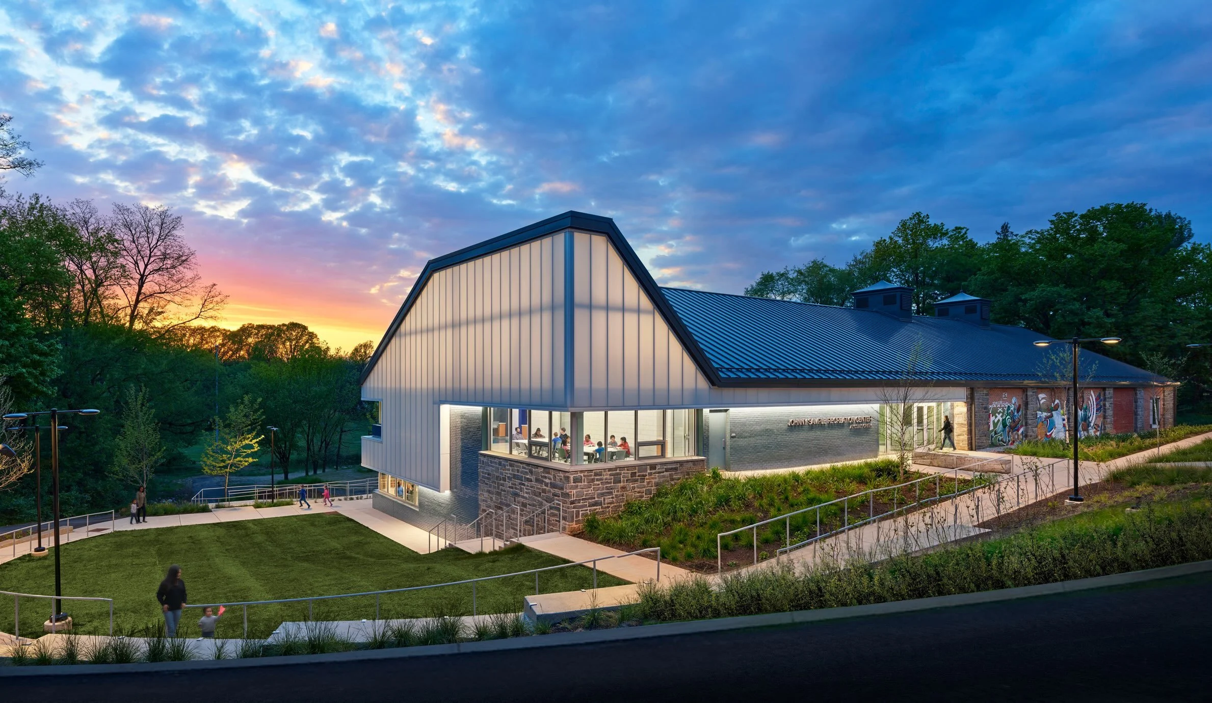 The Johnny Sample Recreation Center in West Philadelphia&rsquo;s Cobbs Creek neighborhood has officially opened. SITIO was the architect, interior designer, and led the site design concept for the project alongside our great team &ndash; @huntenginee