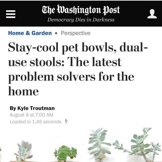 T he Washington Post August 9, 2017 "Settlewell founder and designer Laura Cornman shaped concrete into small jars that are great for home organization. “Jars are incredibly useful, but the options are fairly limited to glass, amber glass and plastic,” she said. “I’m always looking for ways to get rid of visual clutter.”"