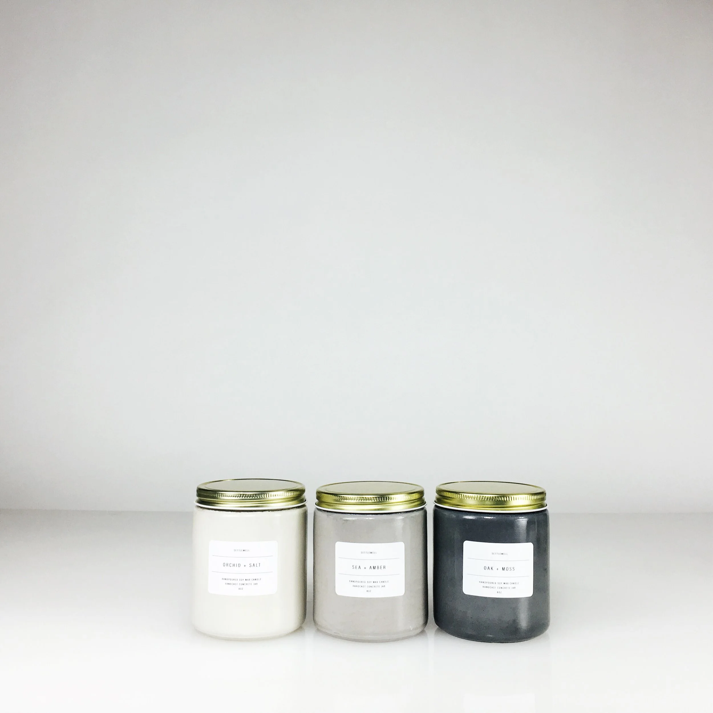 SETTLEWELL Concrete Candles / Gift Set