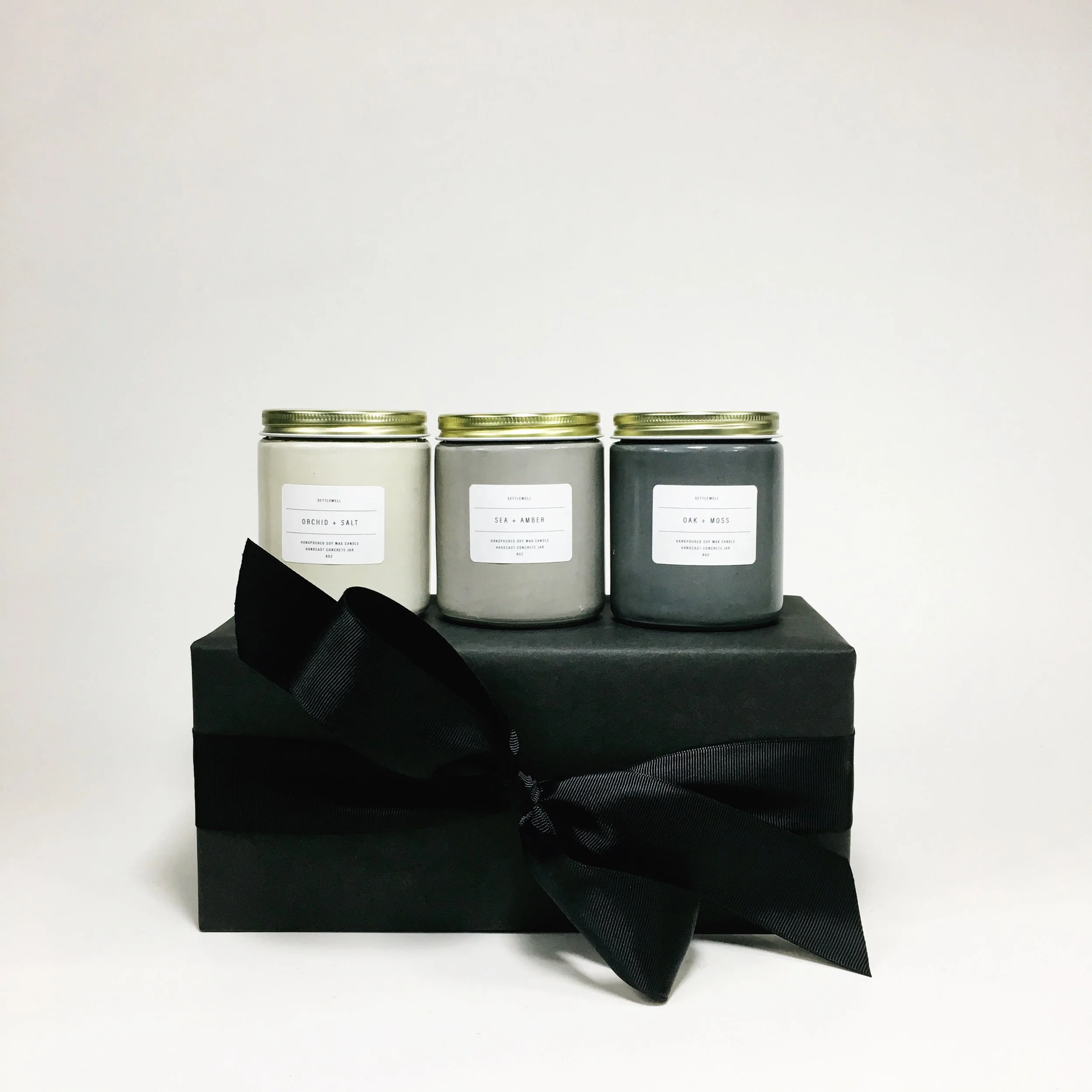 SETTLEWELL Concrete Candles / Gift Set