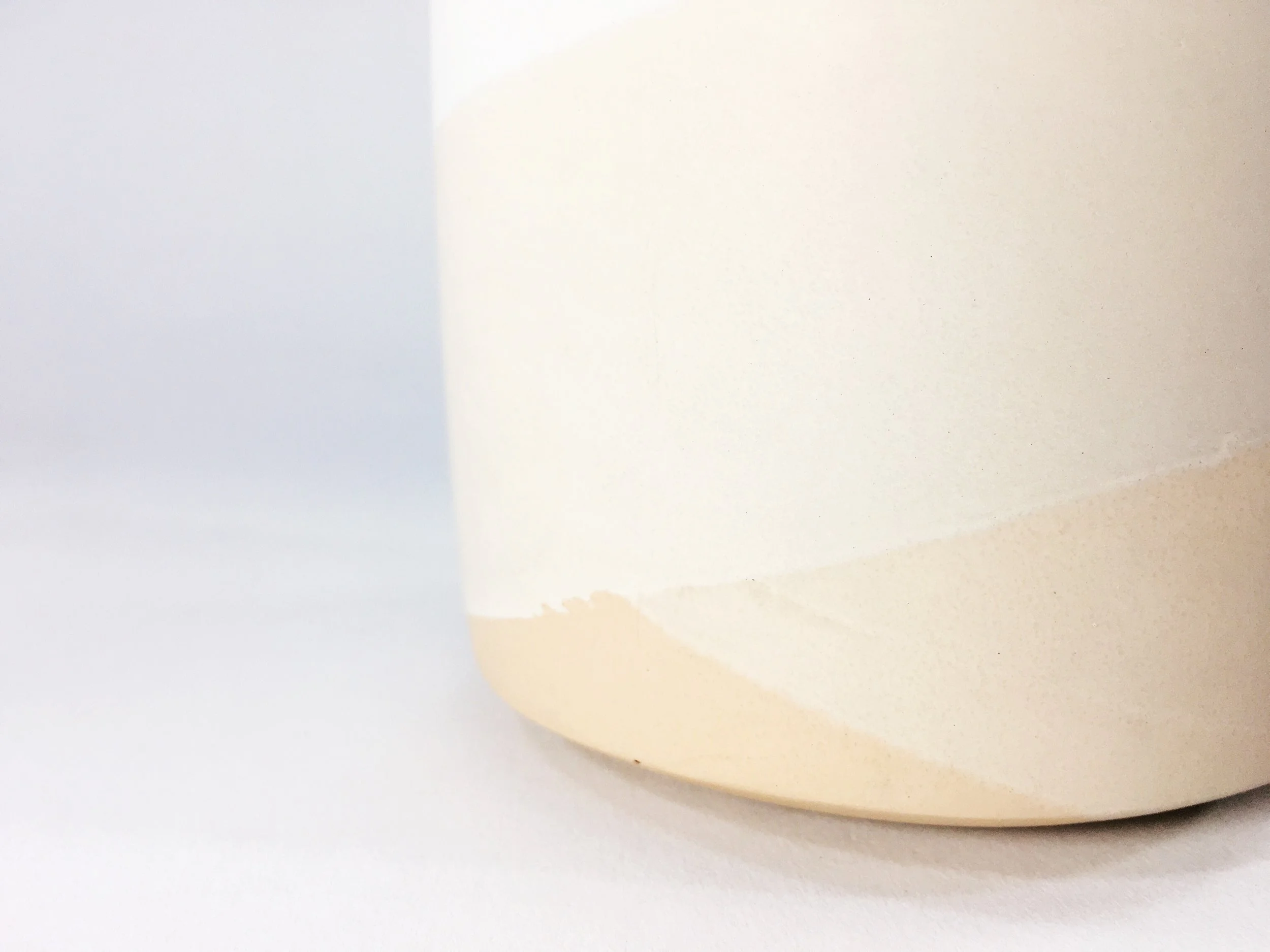 SETTLEWELL 4" Straight Sided Concrete Pot in Blush Multi Tone  