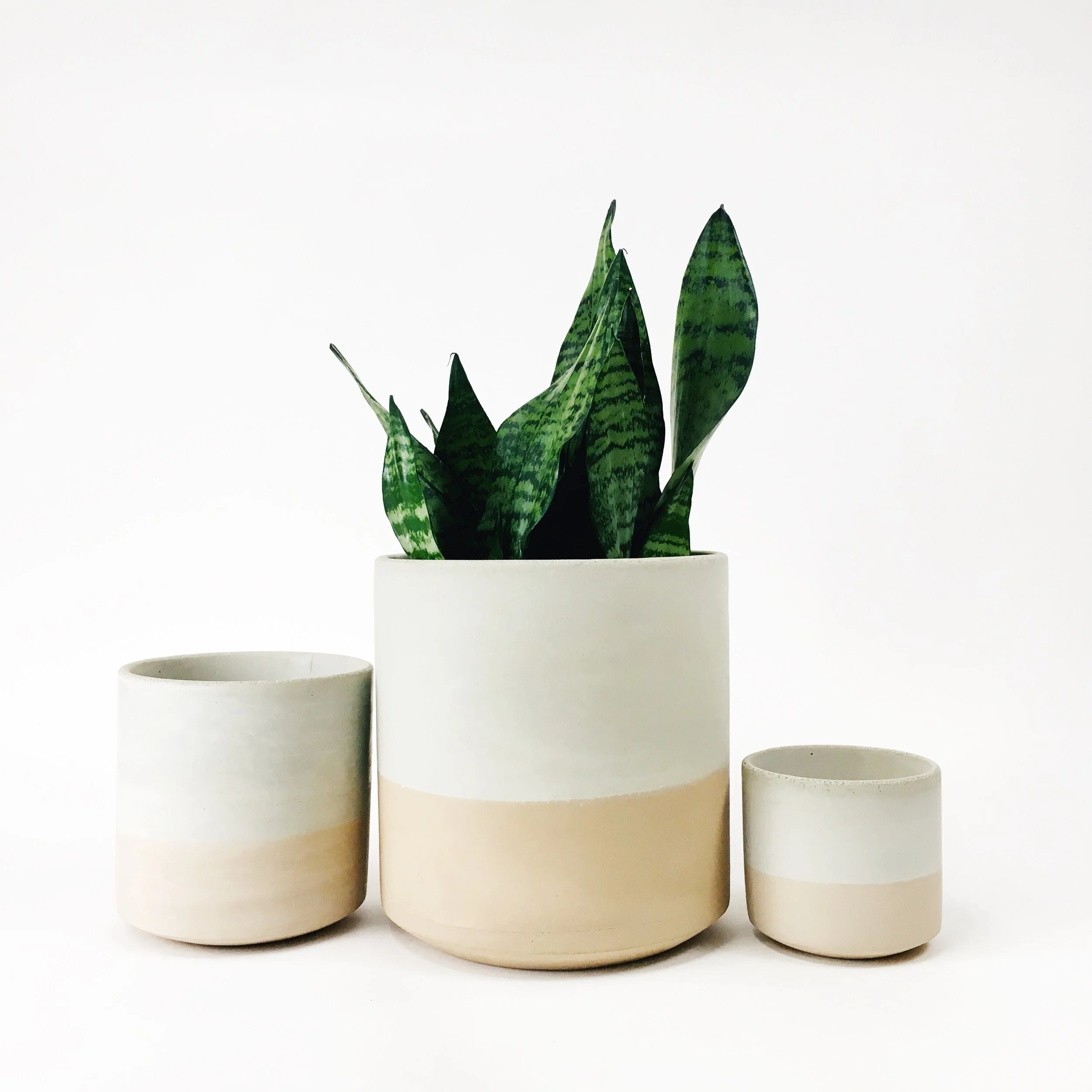 Straight Sided Pots / Blush Flip