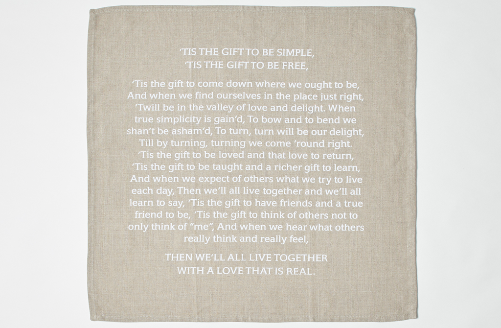 credit: product development for linen shaker napkin collection. client: march photo credit: ben kist
