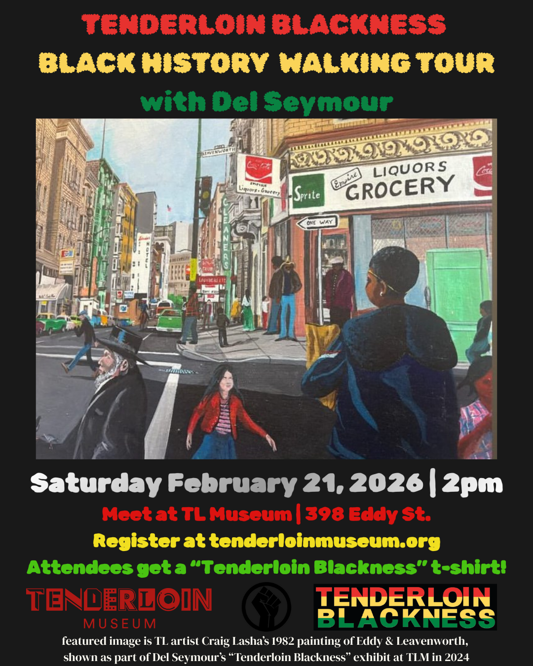 Tenderloin Blackness Walking Tour with Del Seymour