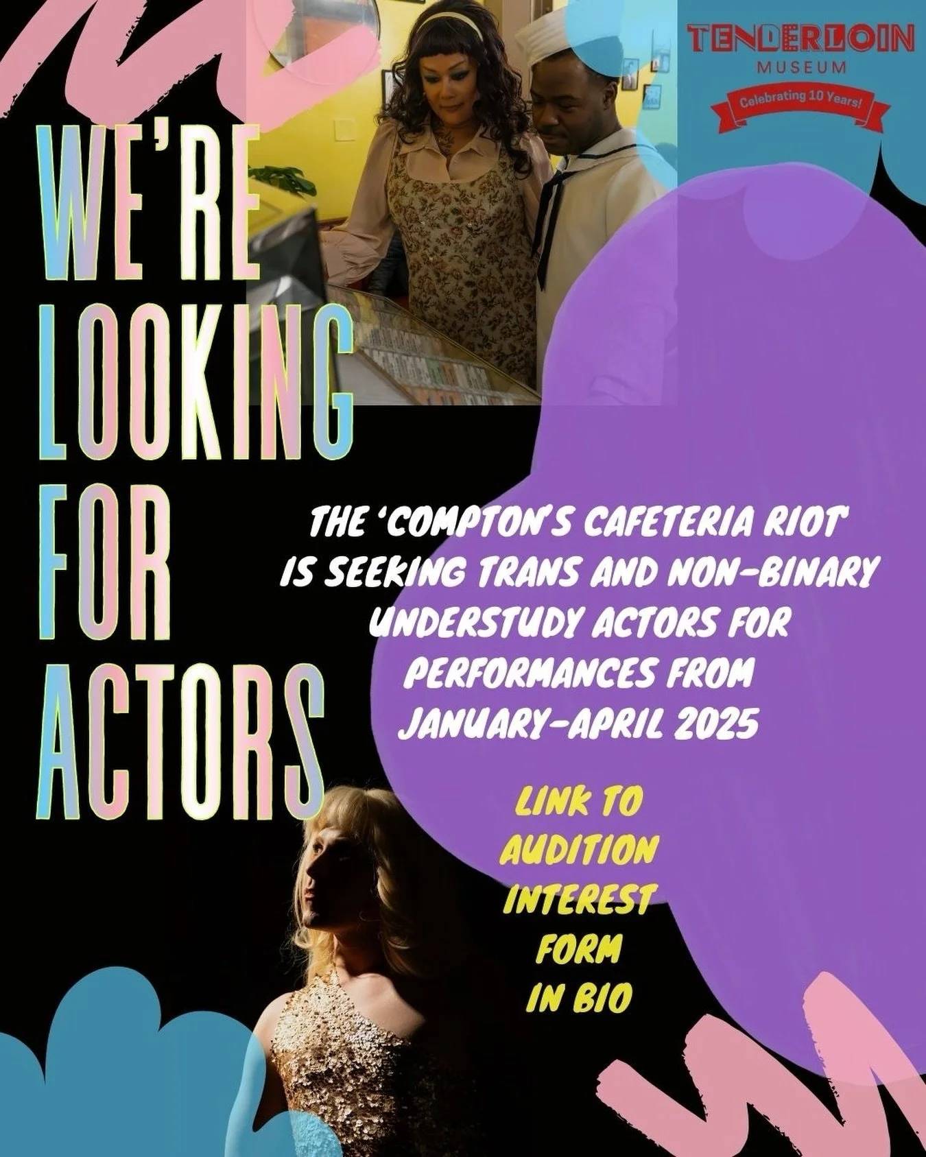 Once again we&rsquo;re ready to schedule auditions with potential understudy cast members! Find the CASTING CALL link in our bio and fill out the audition form, where characters descriptions are included. 🔗💥☕️ We re-open January 16th! If you&rsquo;