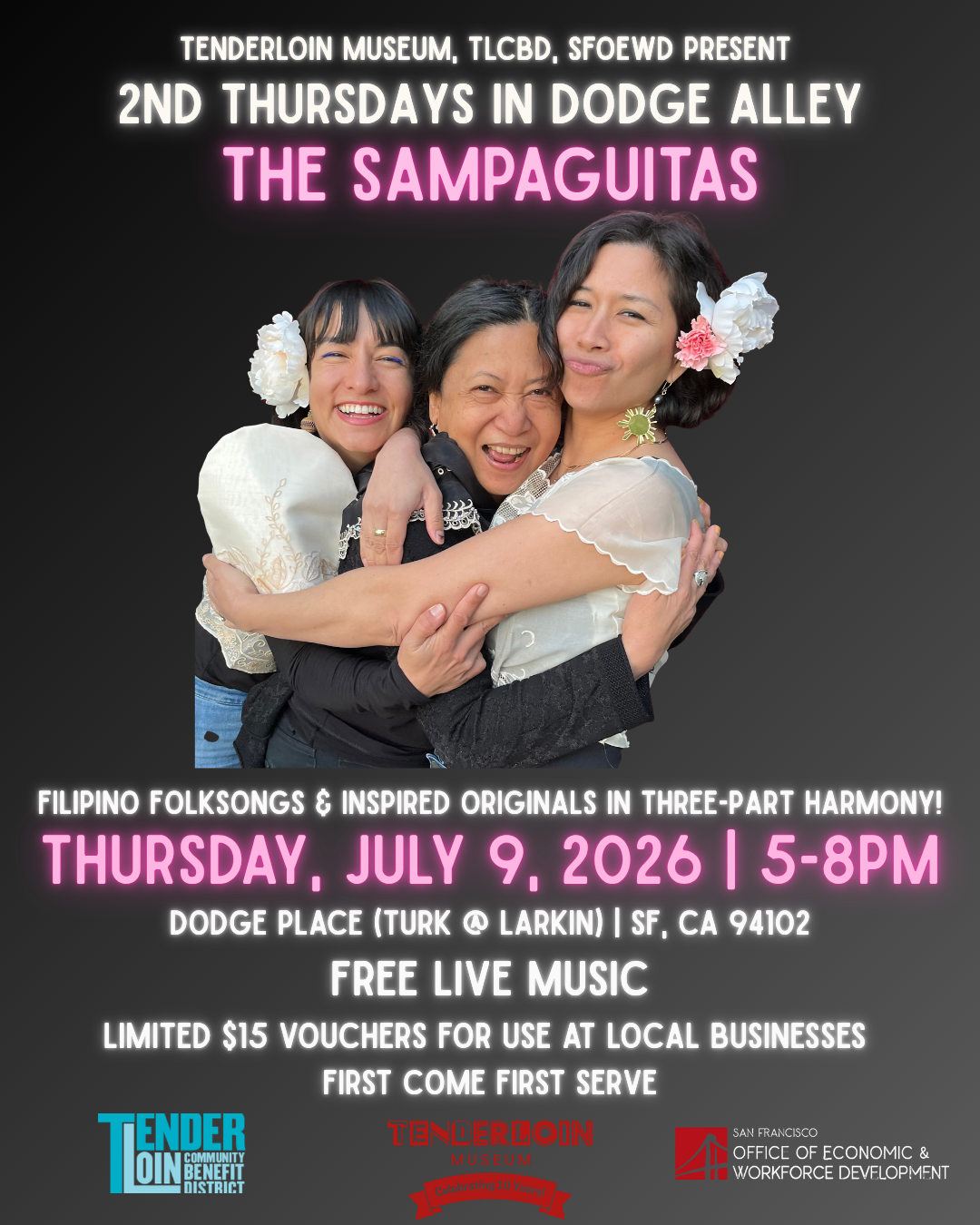 2nd Thursdays at Dodge Alley: The Sampaguitas